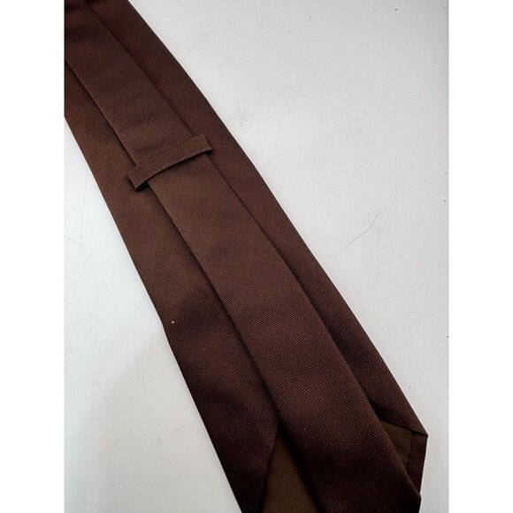 VTG ASSORTED LOT OF 3 - Brown Silk & Viscose Ties Made in Italy Retro Classic - Picture 11 of 12